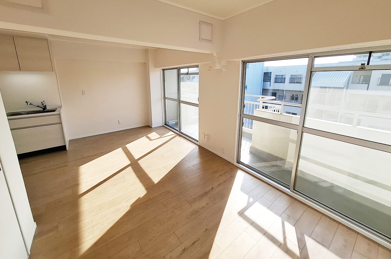 カルム堺B棟603号室 2LDK 仲介手数料半額対象 リフォーム済み 堺市堺区三宝町2丁