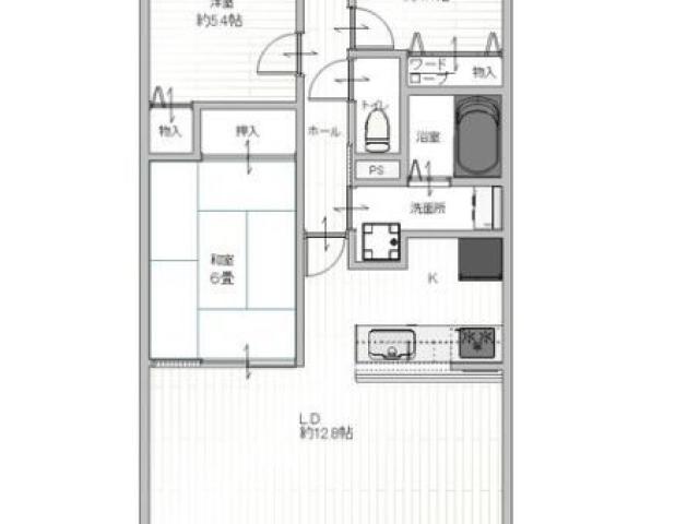 朝日プラザ堺東Ⅱ302号室 3LDK 堺市堺区翁橋町1丁