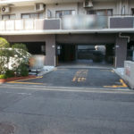 ユニライフ堺・宿院駐車場入口