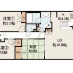 メゾンドール堺ザビエル公園206 間取り