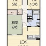アドリーム北加賀屋パークピア203-間取り