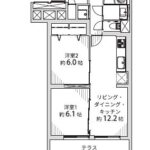 メゾンドール住吉104 間取り