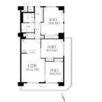 住之江パークマンション910-間取り