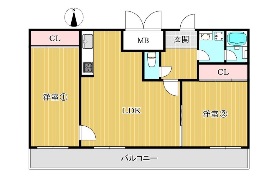 朝日プラザ堺6005-間取り