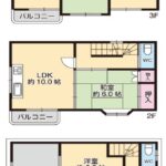 西住之江2-6-3 間取り