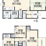 山本町3-75-8　間取り