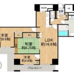 ベルマージュ堺3906-間取り