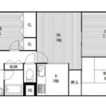 シャルム堺8階部分-間取り