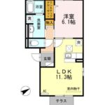 ブルーフローラA103　間取り