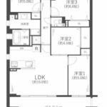 レピア住之江1501　間取り