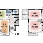 浜寺諏訪森町西1-13-7 間取り