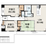 APAガーデンコート鳳西壱番館1508 間取り