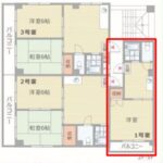 ウィステリア北島1号館201　間取り