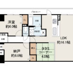 シャルマンフジ堺東グレイス1101 間取り