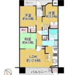 アルス住之江公園2階部分　間取り