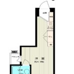 ビバリーヒルズ北島東1B　間取り