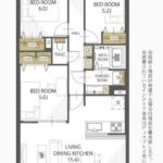 ファミールハイツなかもず1022　間取り
