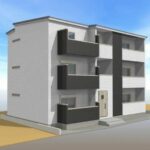 パークス住之江Ⅱ　外観パース