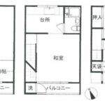 住吉橋町1-5-14-8 間取り