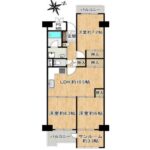 近鉄南港ガーデンハイツ24号棟912 間取り