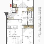 南港コープうしお24号棟703 間取り