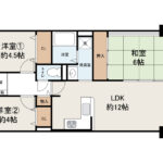 シティコーポ三国ケ丘602 間取り