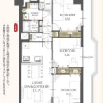シャルム堺1401　間取り