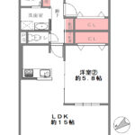 レジオン住之江公園204　間取り