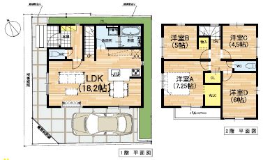 浜寺石津町西4 間取り