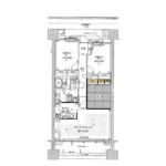 シーサイドレジデンスコスモスクエア駅前720　間取り