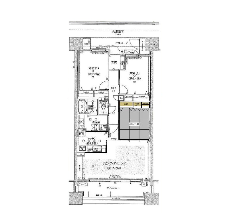 シーサイドレジデンスコスモスクエア駅前720 間取り