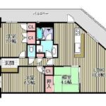 堺駅前アーバンコンフォート8階部分　間取り