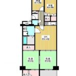エバーグリーンポートタウン11号棟1106　間取り