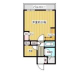 近鉄南港ガーデンハイツ24号棟1310　間取り