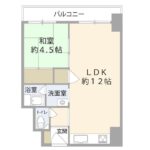 ニュー北加賀屋マンション7階部分 間取り