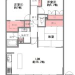 パークシティ大阪サウスガーデンコート322 間取り