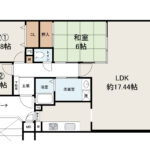 メゾンドール堺1416 間取り