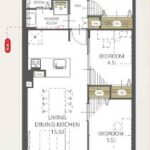 エクセランス堺東806　間取り