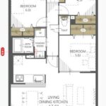 ユニライフ堺・宿院1103　間取り