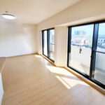 APAガーデンコート鳳西壱番館1402 掃き出し窓